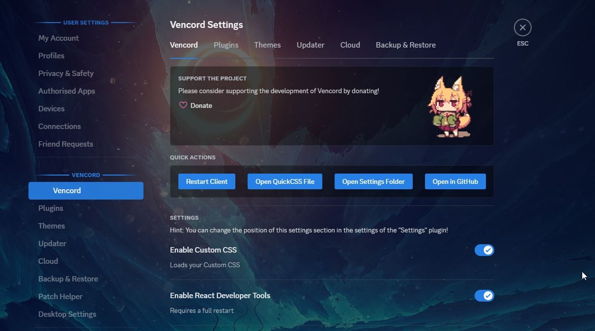 Vencord. Vencord Themes. Vencord discord. Vencord на русском.