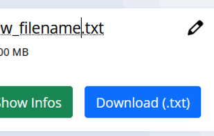 Edit Filename before download.