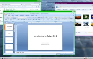 Qubes OS screenshot 2