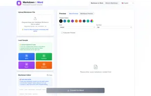Markdown to Word screenshot 1