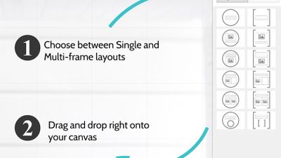 Drag and drop to create slides