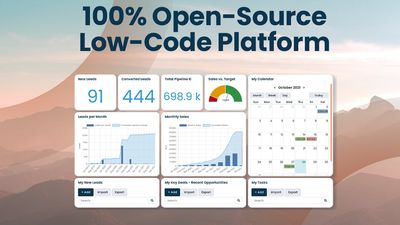 Planet Crust's 100% open source low-code platform.