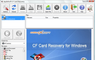AppleXsoft CF Card Recovery screenshot 1