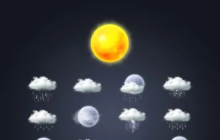 Painting Weather icon pack screenshot 1