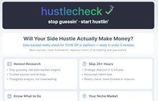 hustlecheck screenshot 1