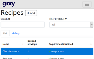Grocy screenshot 3