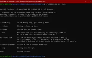 Bulk ID3's help