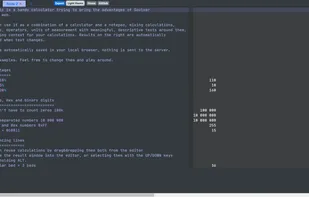 NoteCalc screenshot 1