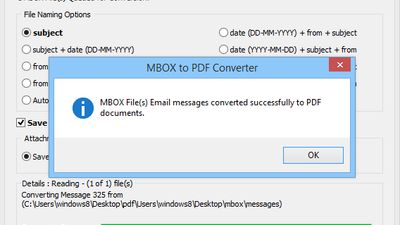 Trusted MBOX to PDF Converter