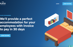 Flatio offers services to businesses as well