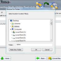 In this step select the desired destination folder and click on OK button.