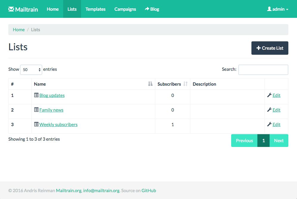 Mailtrain: App Reviews, Features, Pricing & Download | AlternativeTo