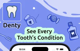 Teeth conditions on map