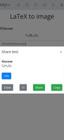 Share text