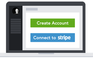 1. Create your account and connect to Stripe. With just a few clicks, create your account and upload your branding. Then connect to Stripe with a click and you're ready to go.