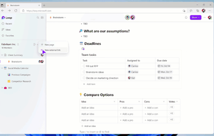 Microsoft Loop screenshot 2