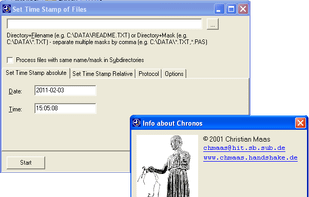 CHRONOS (time stamp) screenshot 1