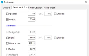 Serviecs & ports page