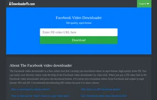 FB Downloader screenshot 1