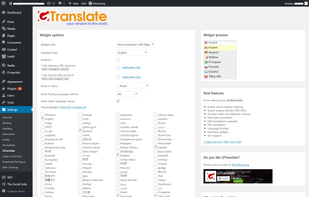 GTranslate Plugin screenshot 1
