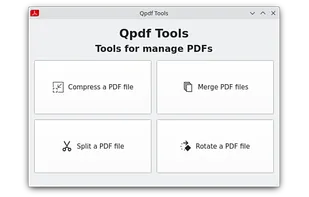 Qpdf Tools screenshot 1