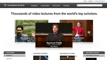 Academic Earth screenshot 1