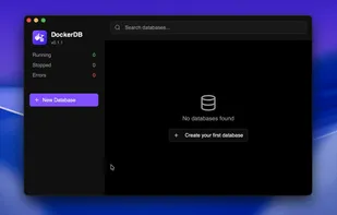 Docker DB Manager screenshot 1