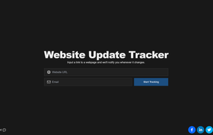Website-Tracker.com Landing Page