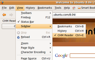CHM Reader screenshot 1