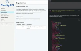 CharityAPI.org screenshot 1