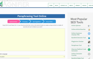 Paraphrasing tool online