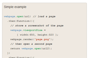 SlimerJS screenshot 1