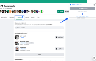 FB Group AI Extractor screenshot 1