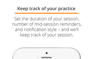Set a time and choose your practice.