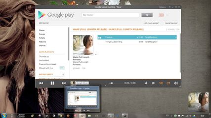 GMusic Desktop Player screenshot 1