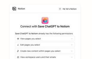 Save ChatGPT to Notion screenshot 2