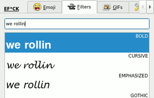 EF*CK Chat Keyboard screenshot 2