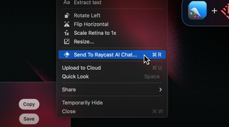 CleanShot announces partnership with Raycast image