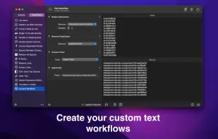 Text Workflow screenshot 1
