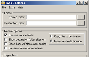 Tags 2 Folders screenshot 1