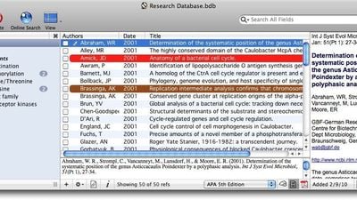 Formatted reference and reference summary