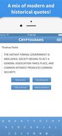 Cryptograms · Cryptoquote Game screenshot 3