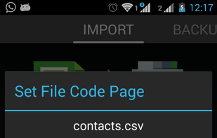 Contacts Import screenshot 2