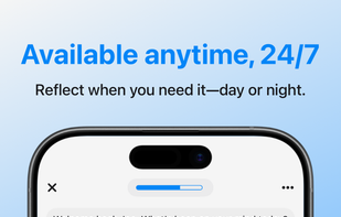 Reflect when you need it—day or night.