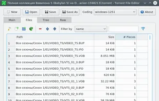 Torrent File Editor screenshot 1