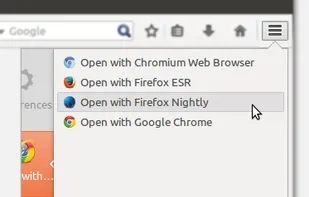 Open With screenshot 1