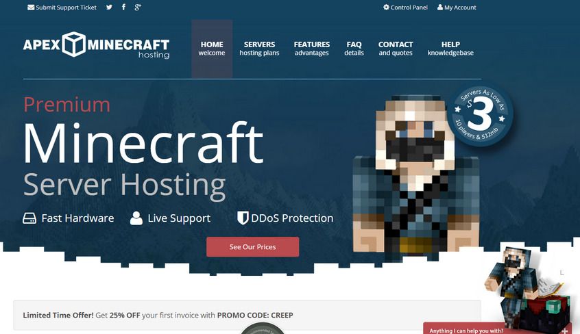 Minecraft - Apex Hosting