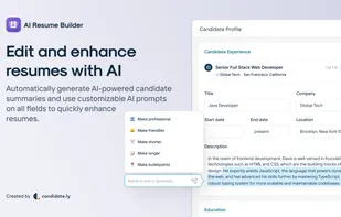 Candidately AI Resume Builder screenshot 3