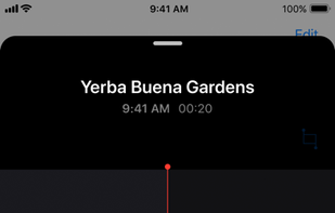 Voice memos screenshot 2