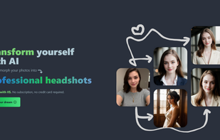 Dreamery is an Al-powered image transformation
platform that offers users the ability to convert photos
into professional headshots and creative artworks. With
a subscription-free model, users pay only for the credits
they use, starting with a provision of free credits.